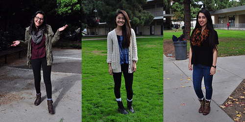 From left to right: Rebecca Nuñez (11), Leia Higashe (12), Ayman Khattak (12)