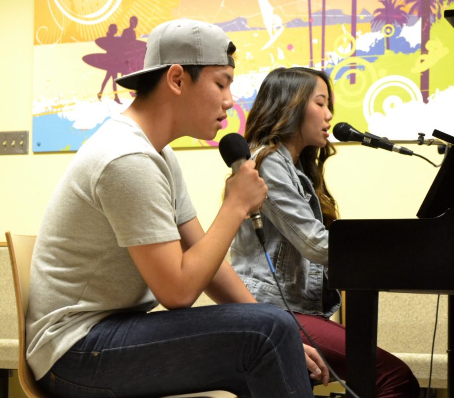 Emily Partida // Leo Kim and Annie Bui singing Little Talks