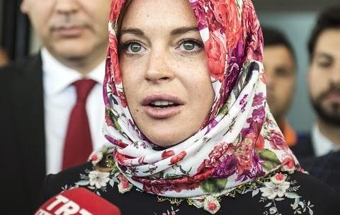 Lindsay Lohan claimed she was racially profiled at Heathrow Airport in London on her way to the United States from Turkey.