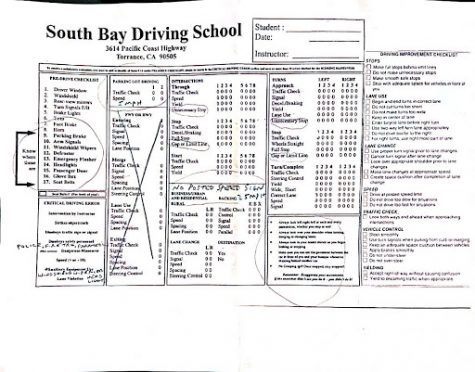washington state dol driving test score sheet
