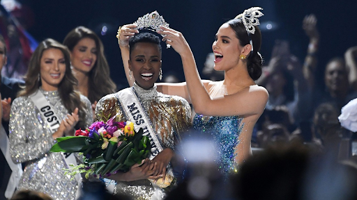 Zozibini Tunzi is crowned Miss Universe, the fourth black woman in 2019 to win a major beauty pageant.  Photo courtesy of ABC Action News.