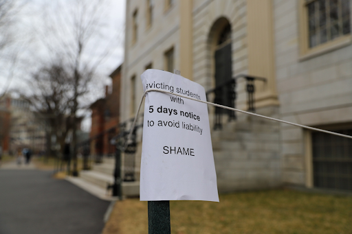 Harvard University students were given five days to move out of their dorms once classes were cancelled due to coronavirus.  Photo courtesy of Ryan N. Gajarawala.