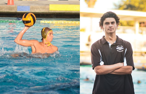 Brilliantly Shooting the ball, Boys Varsity Water Polo senior Tyler Reed (12) scores a point for his team in a heated battle against Culver City. Reed plays club water polo in addition to highschool water polo and this season, all those hours of dedication are paying off. Not only is he a valuable player, but according to Ian Noe (9), “he always acts like a team leader” and “brings positive energy to the team.”