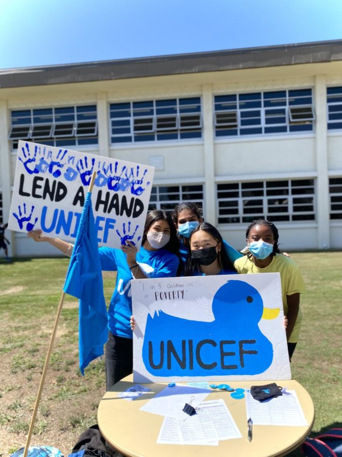UNICEF Club excitedly advertises their club as West’s Club Rush, encouraging  students to join. If you want to be part of this club go to their meetings on Tuesdays at lunch in room 5106. 

