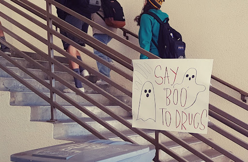 At the end of October, ASB included the theme of Halloween (a popular cultural event) to connect with West’s students and persuade them to stay away from harmful substances.