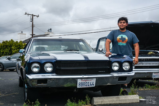 Standing beside his 1970 Chevelle, Christopher Larez (11) retells part of his family history:  “My favorite thing is that it has been in the family for 3 generations and I was the lucky one to get it next,” Larez shared. 
