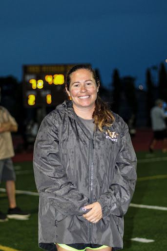 Mrs. Jennifer Milla, or commonly known amongst students as “J Rod,” helps out on the football sidelines as West High’s new athletic trainer. Mrs. Milla loves her job and helping students safely compete and accomplish greatness in their sports. She is passionate about sports and health because “[I] grew up within sports,” adding that she would “like to be able to help out all the other teams and get to know the athletes of other sports.”