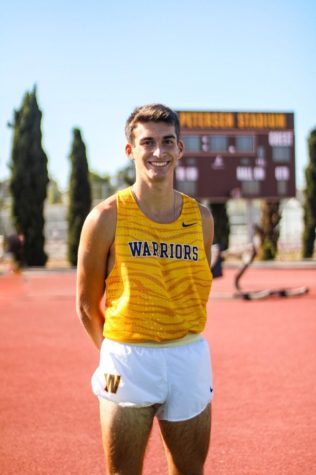 Aaron Cohen (12) is always striving to improve and hone his running skills. When discussing running against the competition, he said, “I’ve always wanted to win. That’s just been my thing.” 