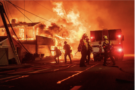 A glimpse into the ten thousand homes lost to the Palisades and Eaton fires. Though the firefighters swiftly got to the scene, it was too late — the inferno had already devoured most of the home, leaving little to save. 
