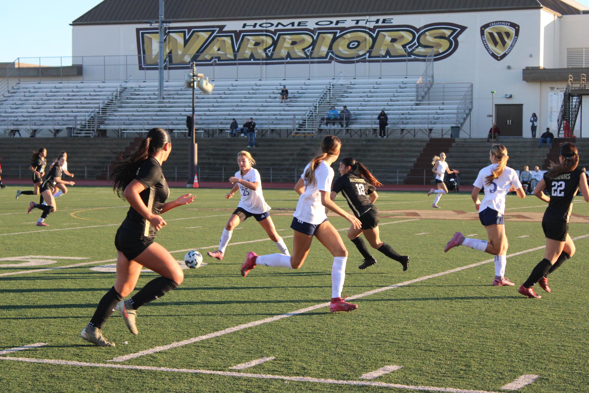 West Girls Varsity Soccer Against Newport Harbour High School