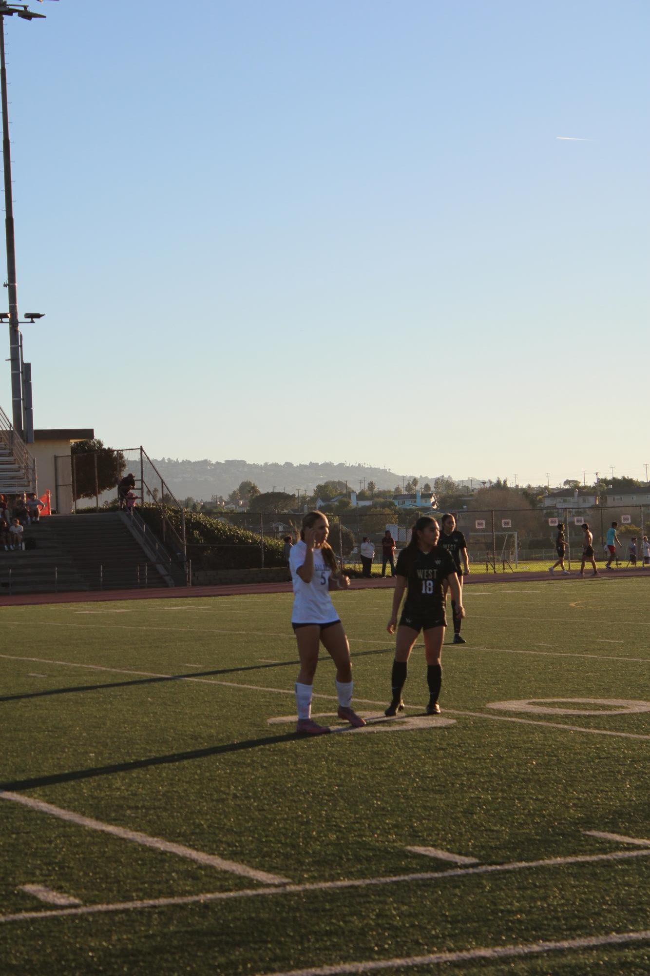 West Girls Varsity Soccer Against Newport Harbour High School