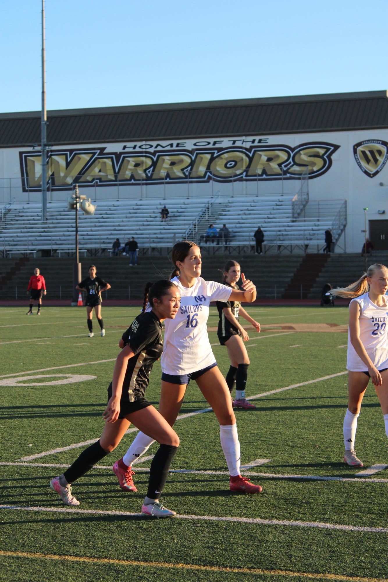 West Girls Varsity Soccer Against Newport Harbour High School