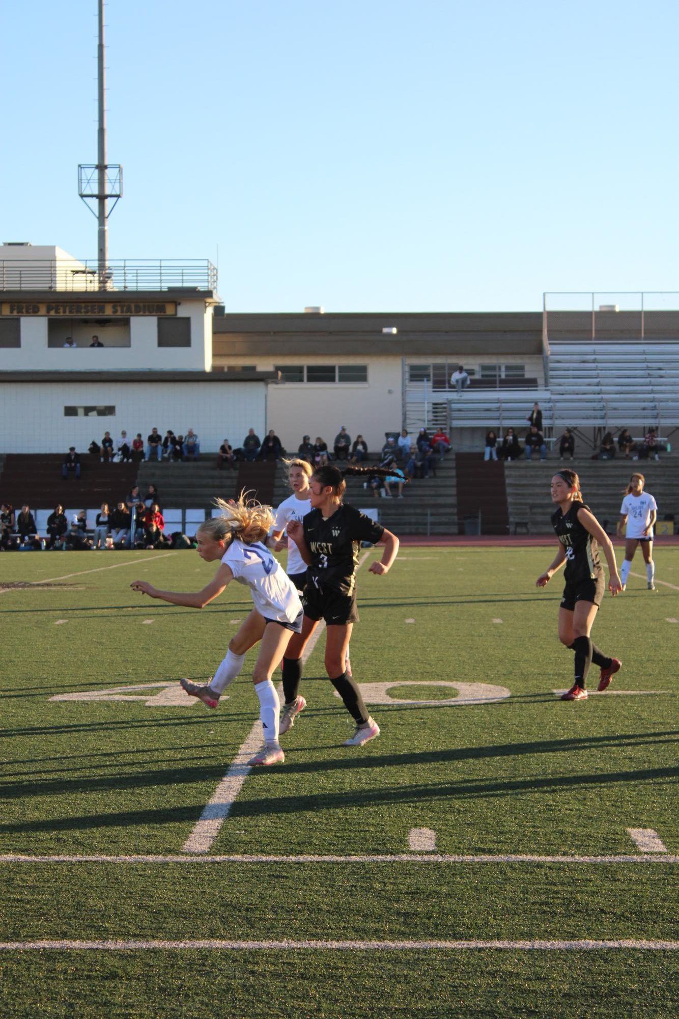 West Girls Varsity Soccer Against Newport Harbour High School