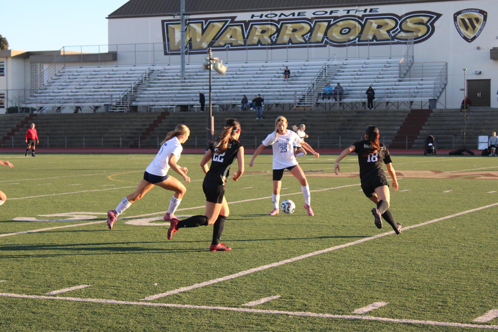 West Girls Varsity Soccer Against Newport Harbour High School