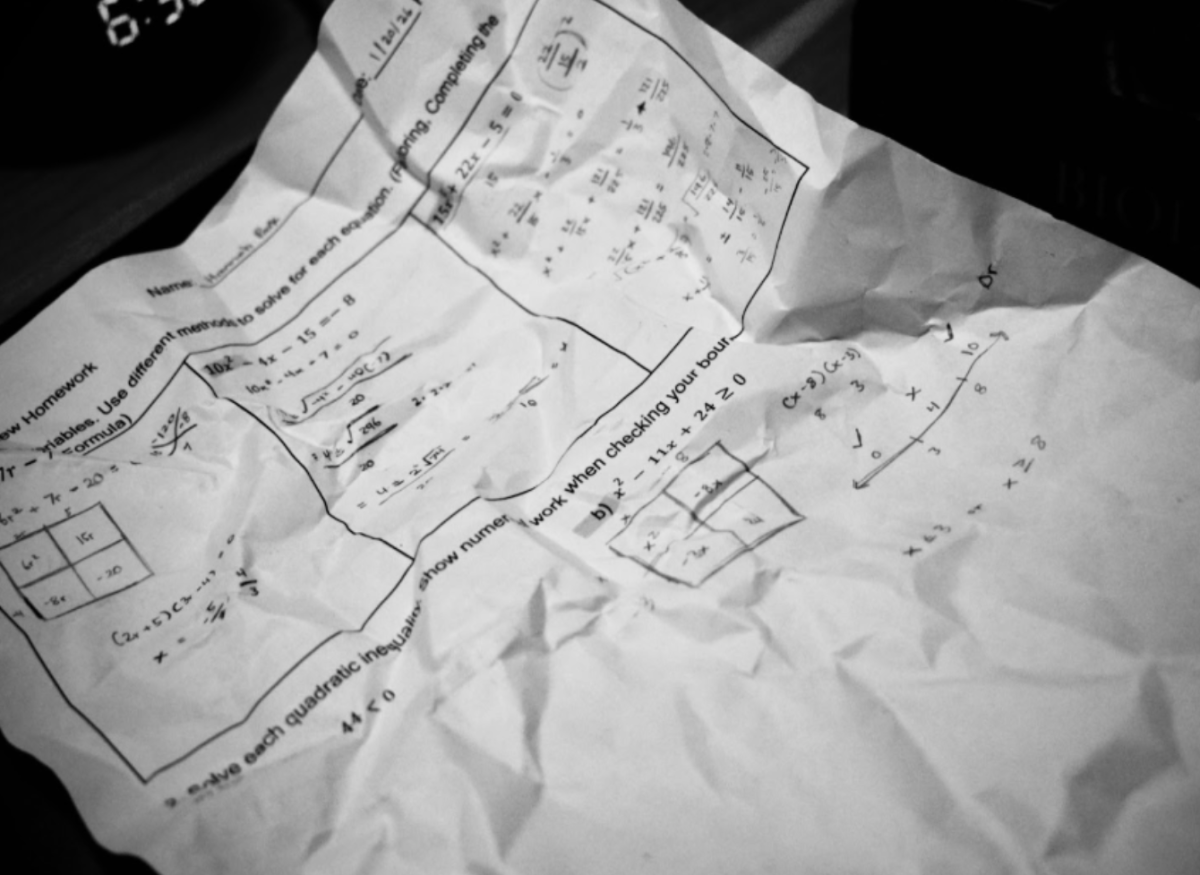 Despite the student’s frustration in solving complicated math problems, the detail of neatness in handwriting and effort behind the answers is evident. Attention to the subtle things can stand out and add an extensive amount of meaning into an individual’s work.
